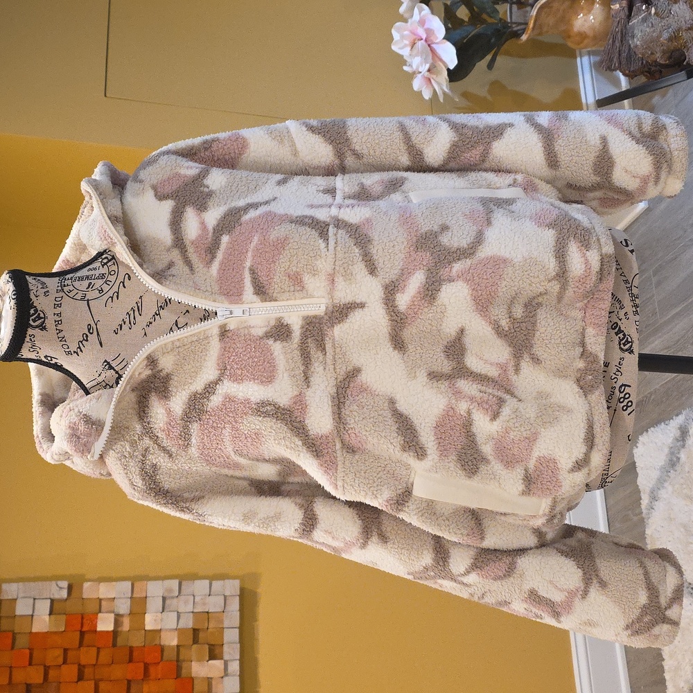 Sherpa half-zip hoodie ,Gap